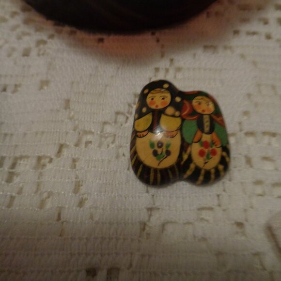 JAPAN NATURE PLATE FAUX TORTISE SHELL VANITY NAPKINS SLAVIC PIN LACE RUN LOT - Picture 10 of 16